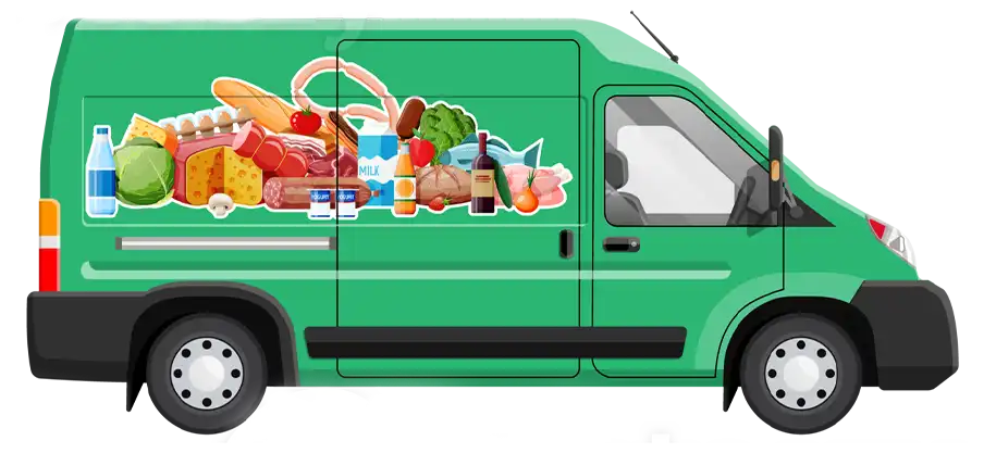 Grocery Delivery Van